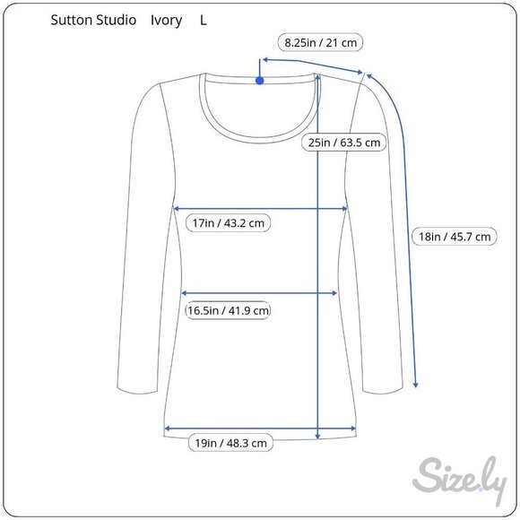 Sutton Studio Womens White Cashmere 3/4 Sleeve Buttoned Cuffs Knit Sweater L - Picture 8 of 9
